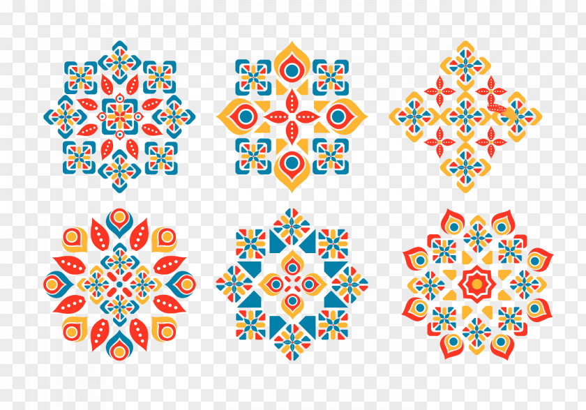 Islamic Icon Ornament Geometric Patterns Euclidean Vector PNG