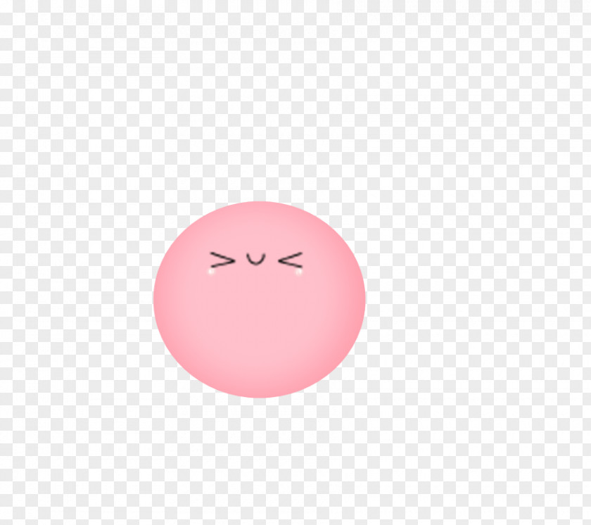 Cute Face Pink M Circle PNG