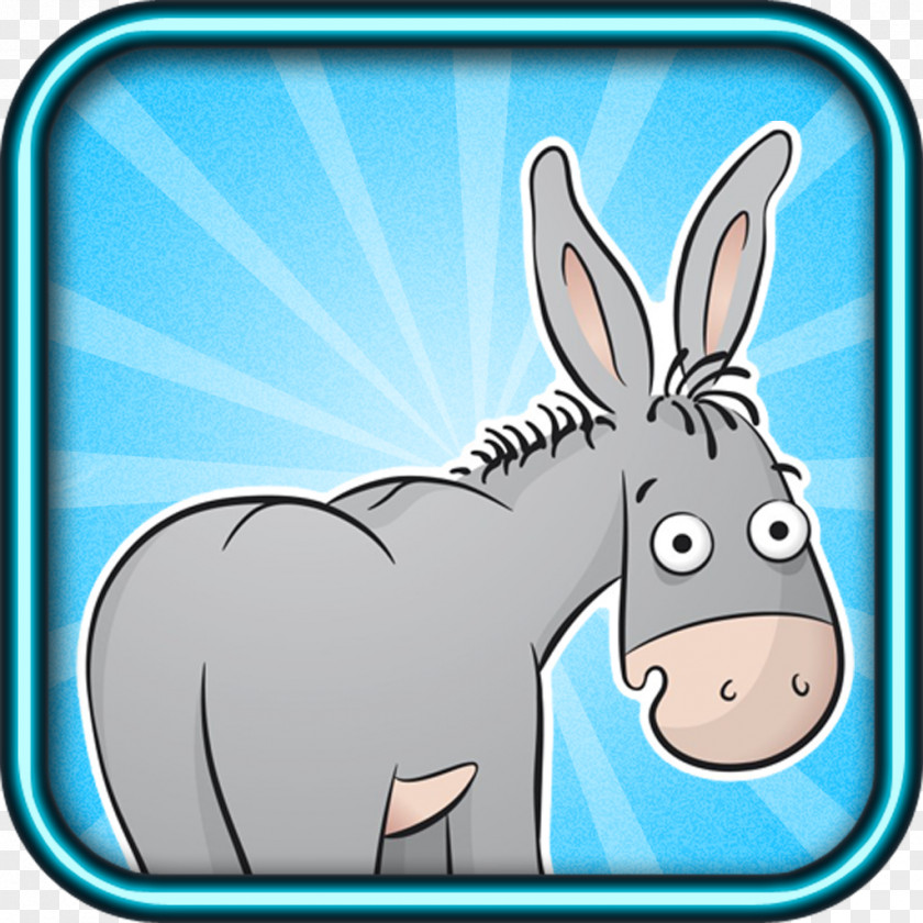 Horse Pin The Tail On Donkey Pack Animal Game PNG