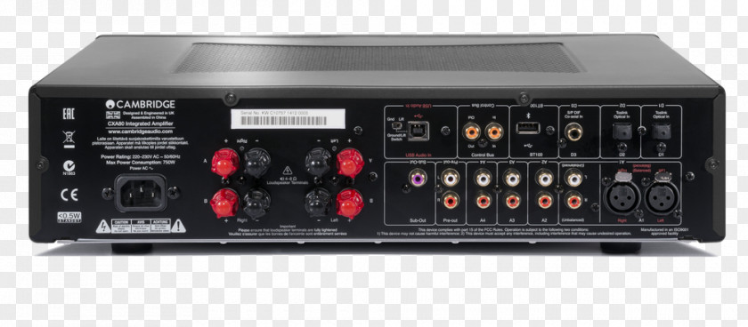 Integrated Amplifier Digital Audio Cambridge CXA60 CXA80 Power PNG