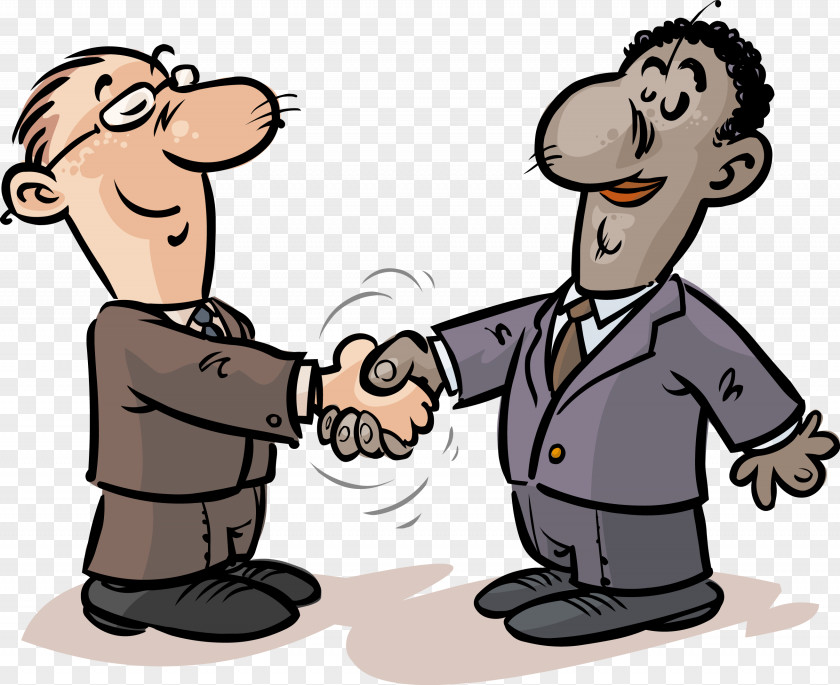 Lawyer Handshake Cartoon Drawing Clip Art PNG