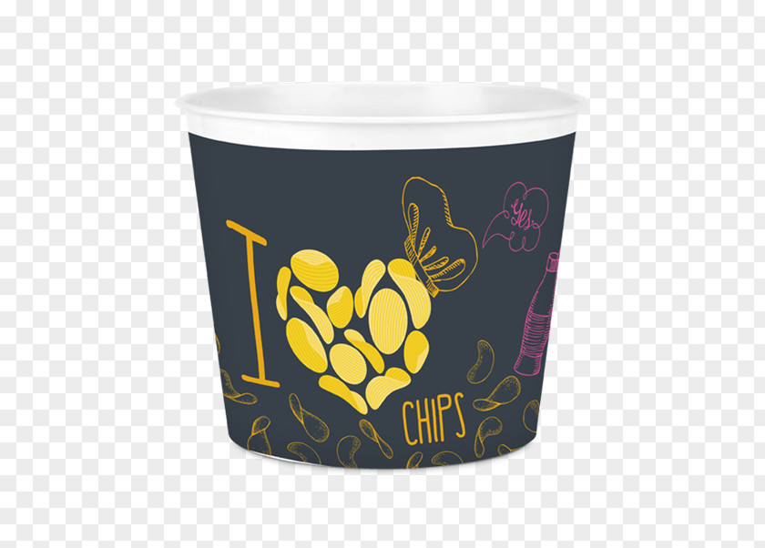 Popcorn Bucket Potato Chip Maize Mug PNG