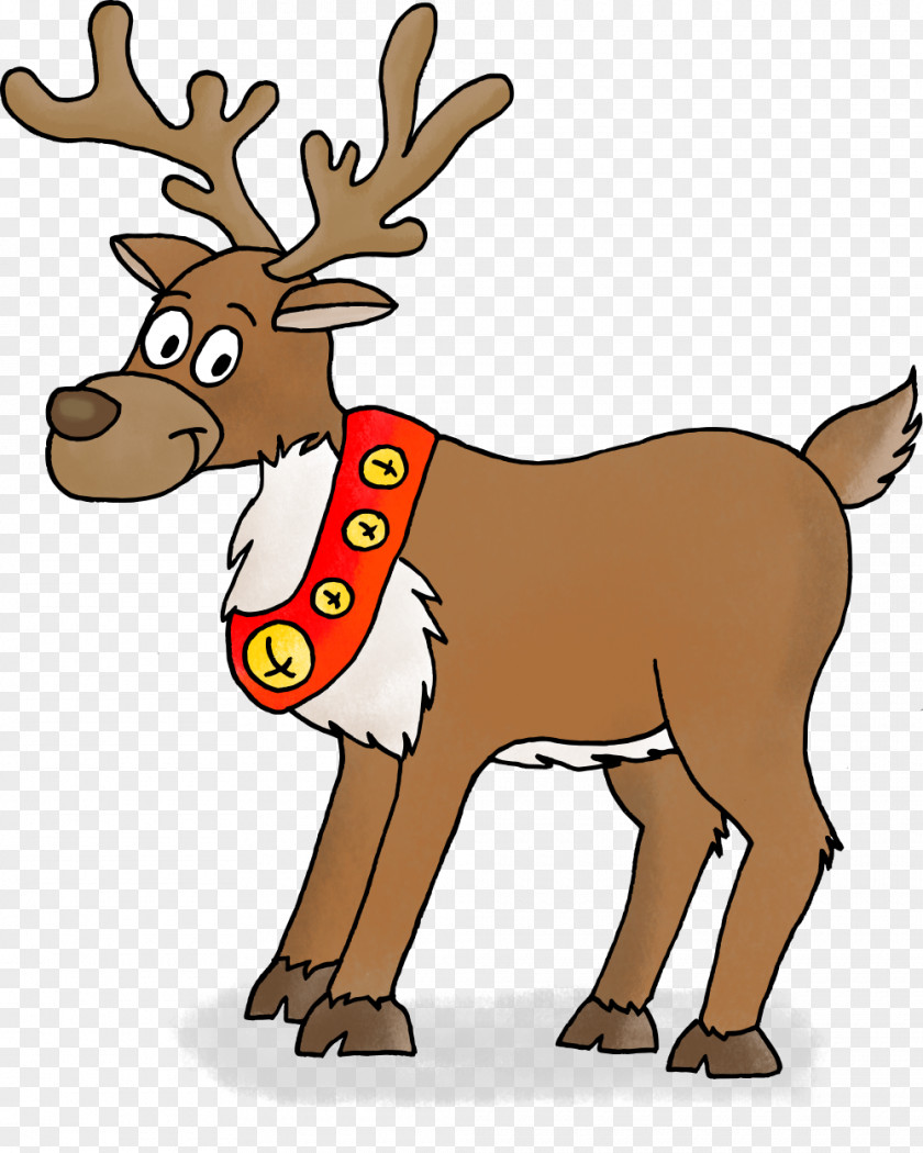 Reindeer Santa Claus's Drawing Christmas PNG