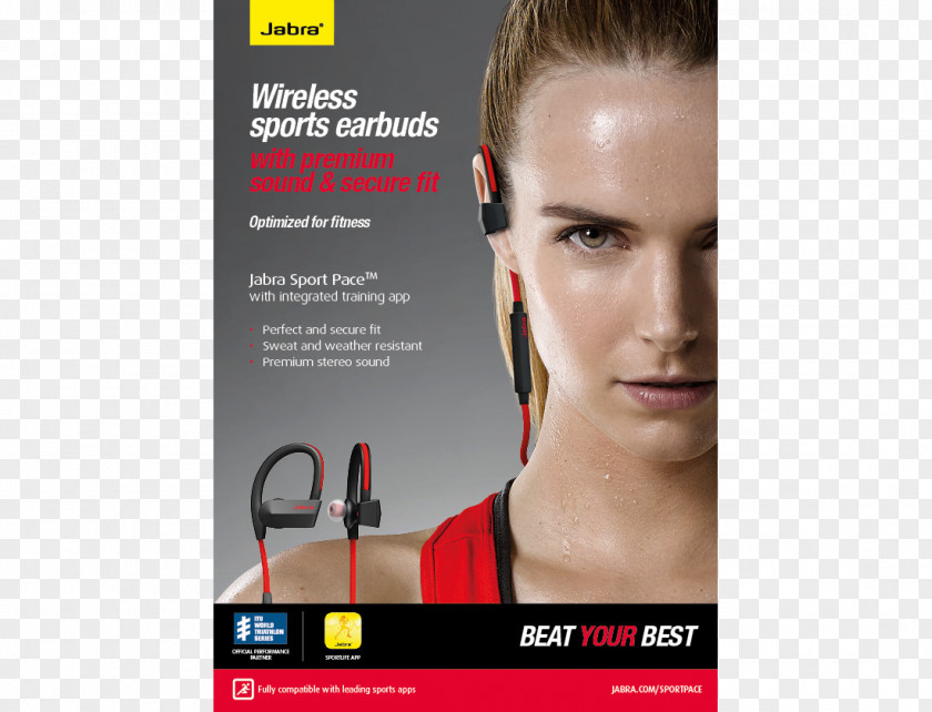Campaign Creative Jabra Sport Pace Advertising Brand Microphone PNG