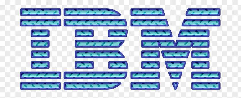 Electric Blue Aqua Ibm Icon PNG