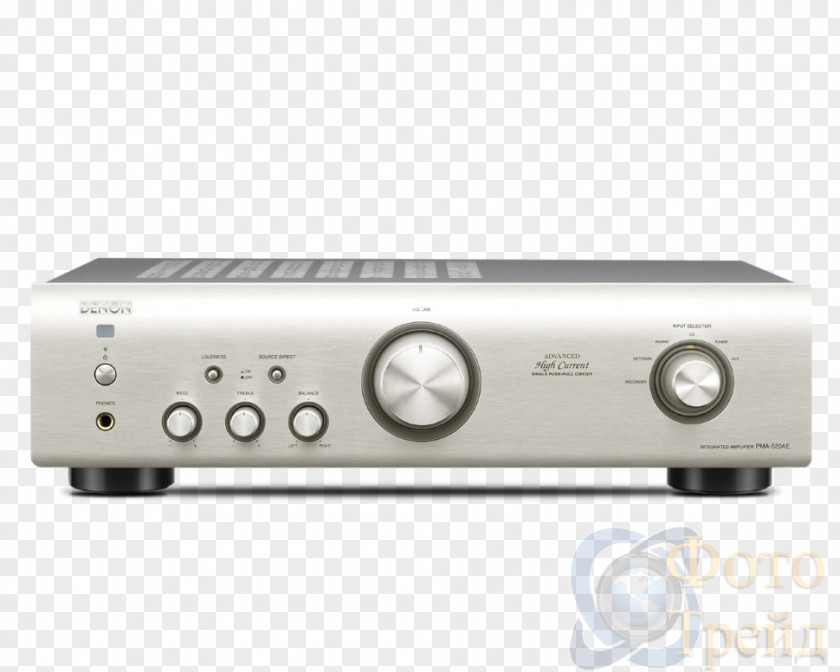 Integrated Amplifier Denon PMA 720AE Audio Power PMA-520AE PNG