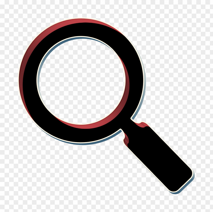 Magnifying Glass Search Icon Interface PNG