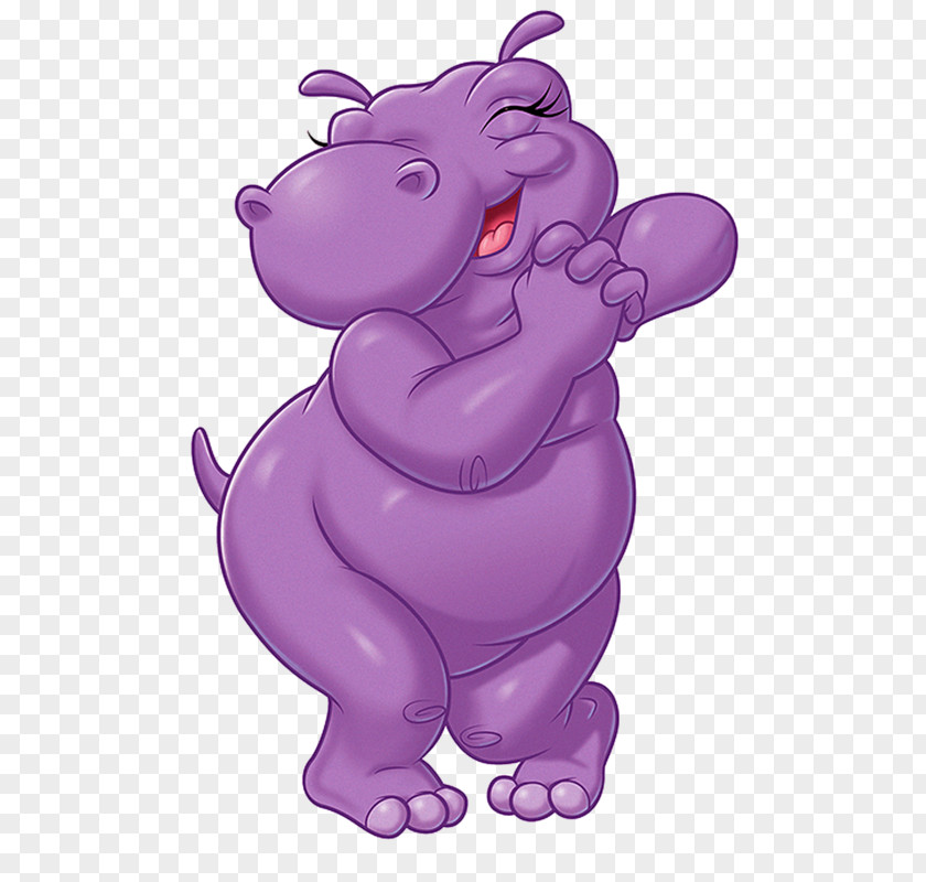 Purple Hippo Hippopotamus Hippos Yawn Cuteness Clip Art PNG