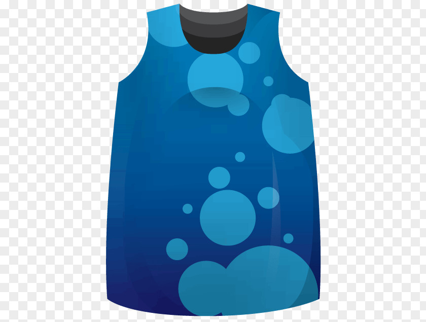 Retro Jerseys T-shirt Polka Dot Outerwear Sleeveless Shirt PNG