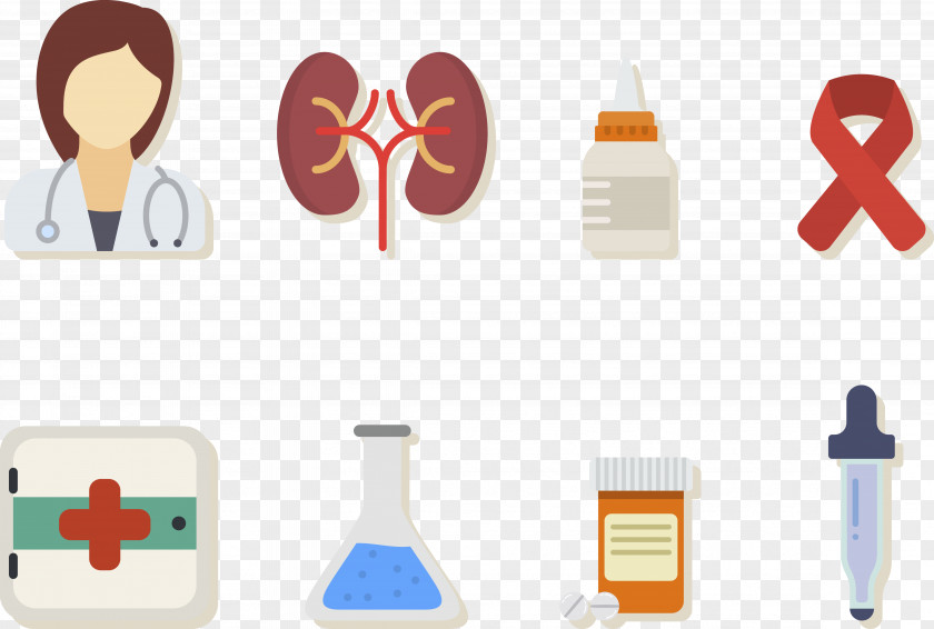 Doctor Supplies Experiment Illustration PNG