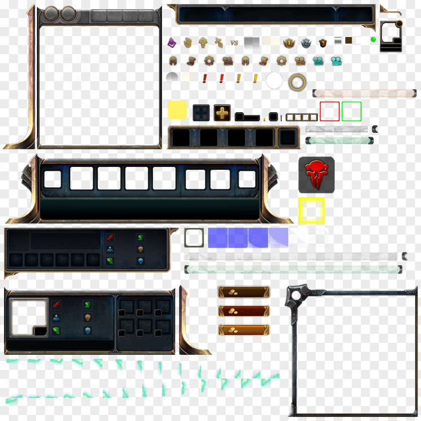 Hud Diablo III League Of Legends User Interface PNG