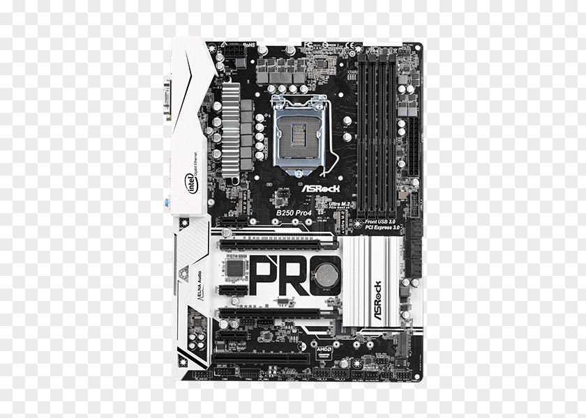 Intel Motherboard LGA 1151 ASRock H270 Pro4 PNG