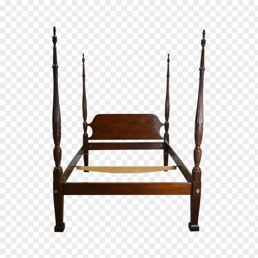 Mahogany Poster Four-poster Bed Table Frame Chair PNG