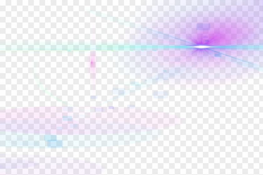 Purple Fresh Light Effect Elements Computer Pattern PNG