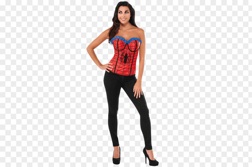 Spider Woman Halloween Costume Spider-Girl Spider-Woman Corset PNG