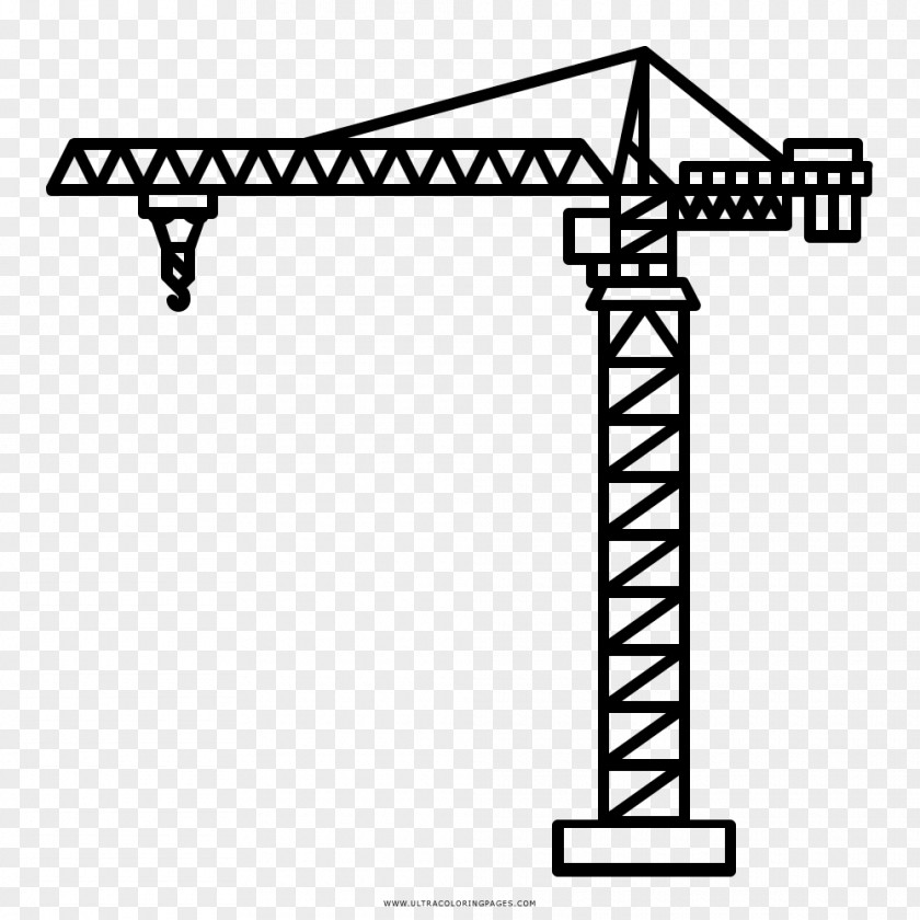 Crane Coloring Book Drawing Architectural Engineering PNG