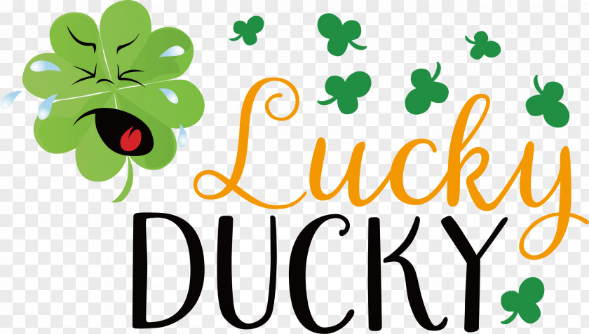 Lucky Ducky Patricks Day Saint Patrick PNG