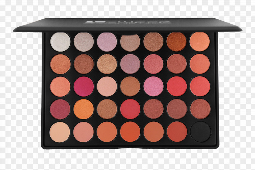Makeup Palette Morphe BH Cosmetics Marble Collection Warm Stone Eyeshadow Eye Shadow Brush Rouge PNG