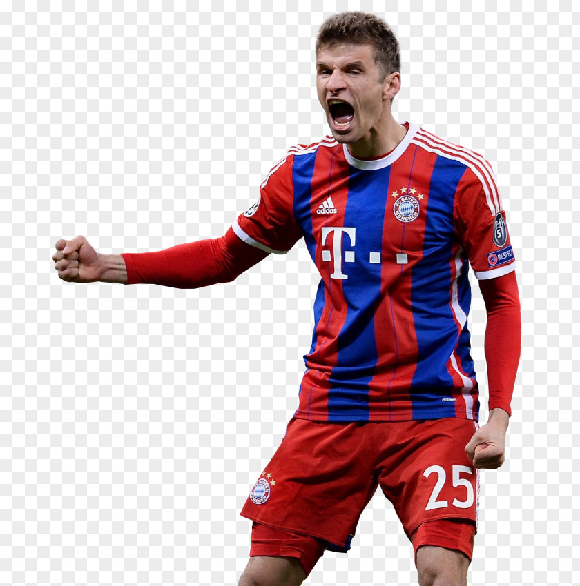 Thomas Müller FC Bayern Munich Soccer Player Germany National Football Team Jersey PNG