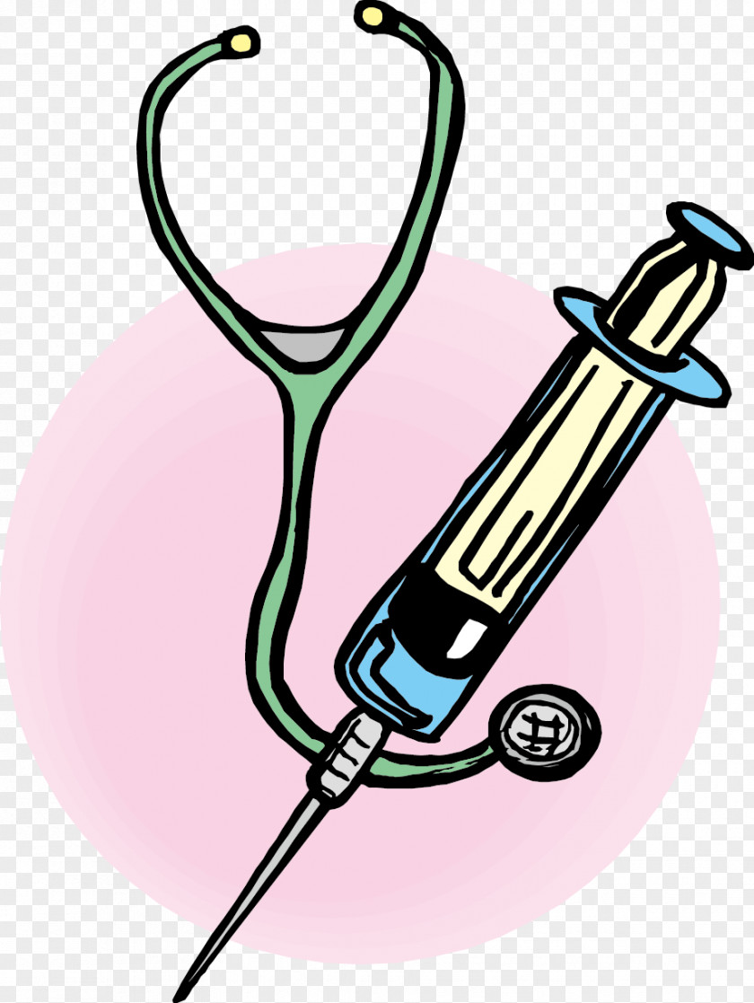 Creative Needle Tube Hearing Aid Syringe Stethoscope Medicine Hypodermic Clip Art PNG