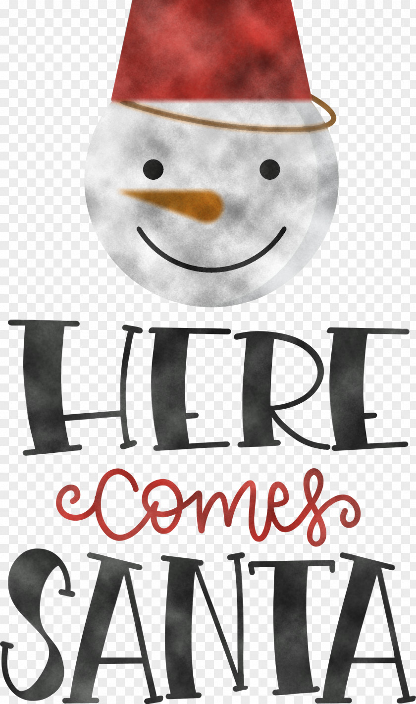 Here Comes Santa Christmas PNG