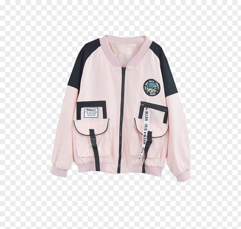 Pink Baseball Uniform Coat PNG