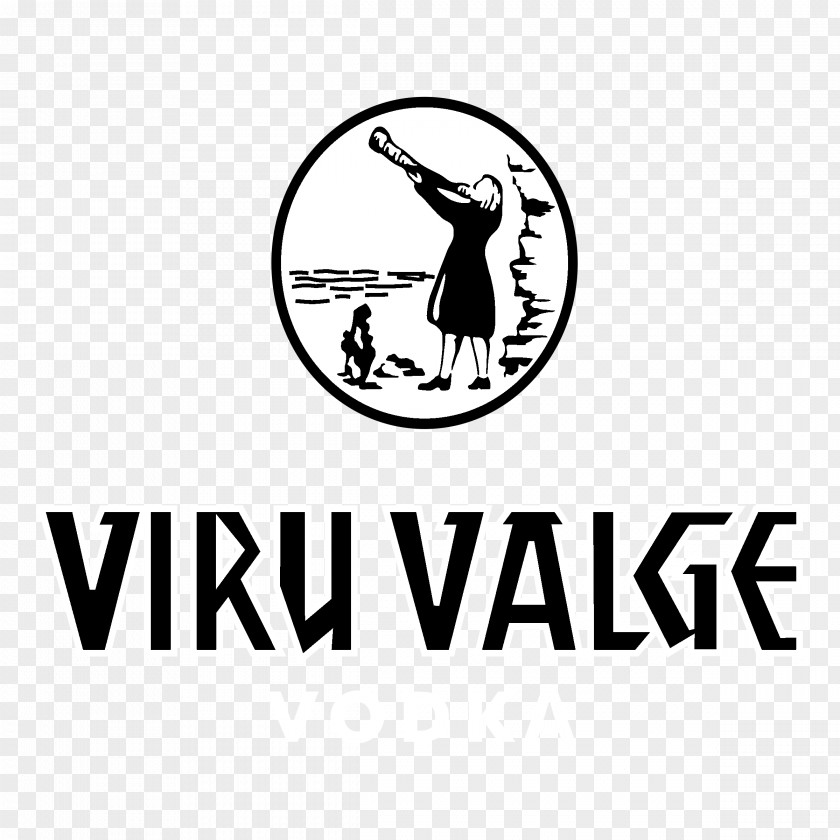 Vodka Logo Viru Valge White Vector Graphics PNG
