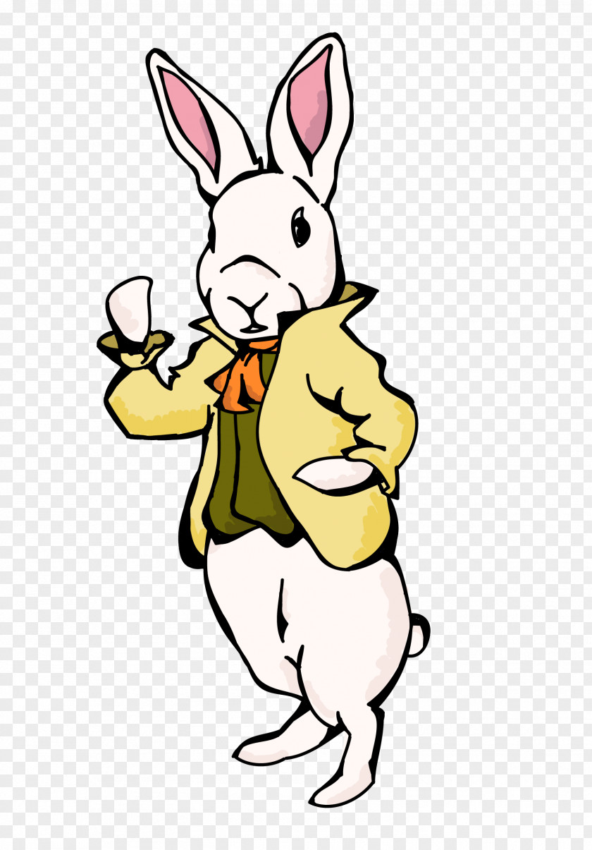 White Rabbit Hare Domestic Art PNG