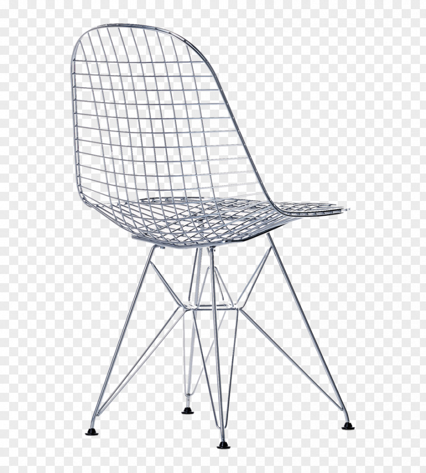 Chair Eames Lounge Wire (DKR1) Vitra Design Museum Charles And Ray PNG