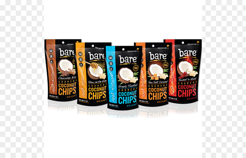 Coconut Chips Energy Drink Snack Food Flavor PNG