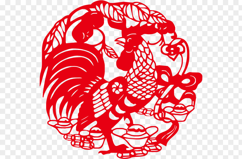 Oker Rooster Chinese New Year Zodiac Chicken PNG