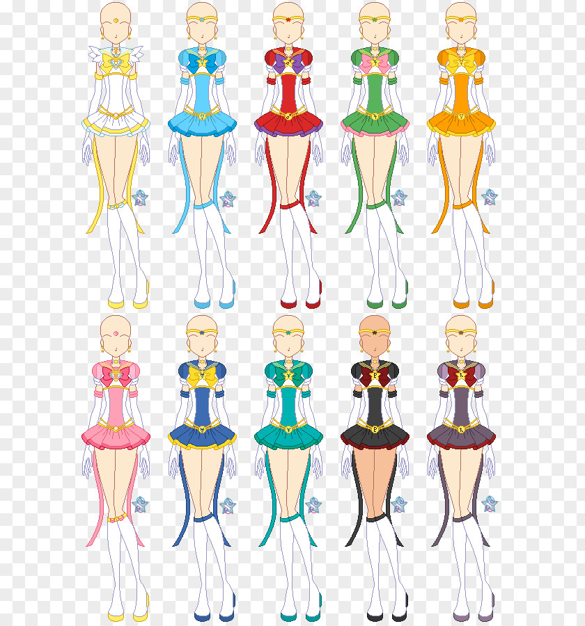 Sailor Moon Fashion Illustration: Flat Drawing Art Character PNG