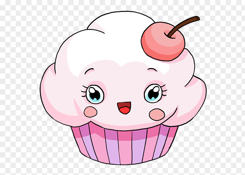 Cupcake Face Cheek Mouth Tooth PNG