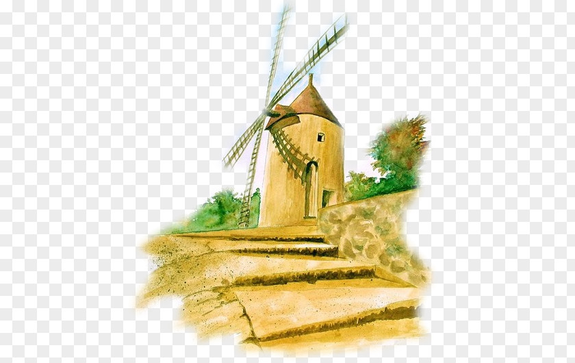 VINTILATING Windmill Alphonse Daudet's Mill Moulins PNG