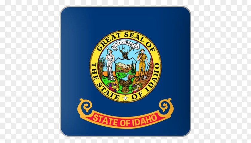 Idaho State Flag Of Territory Esto Perpetua PNG