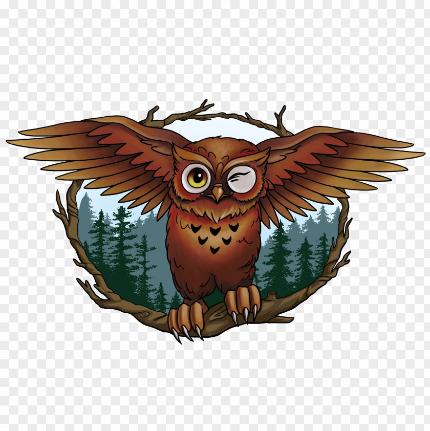 Owls Brown Owl Beer Bird Tawny PNG