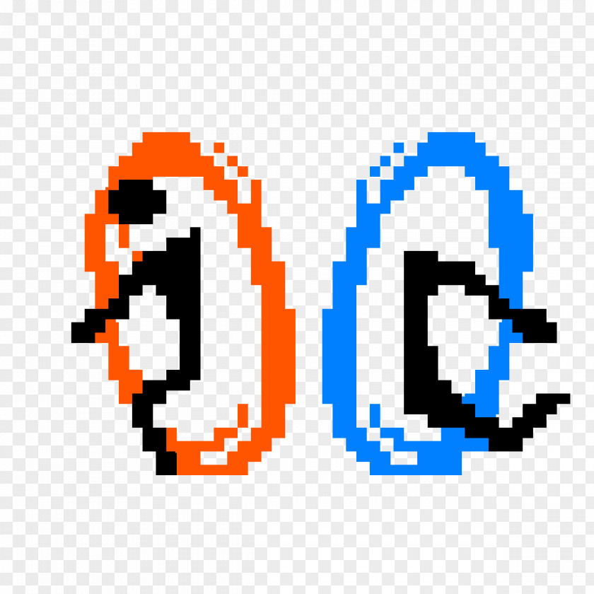 Portal 2 Turret Bead Pixel Art Mario PNG