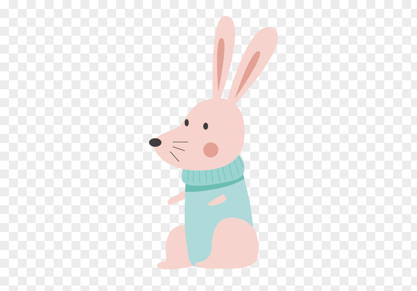 Rabbit Easter Bunny Cartoon Illustration PNG
