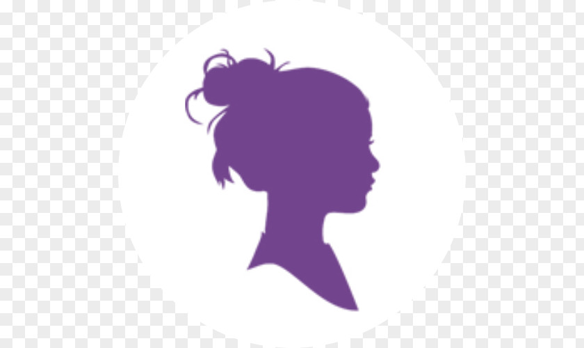 Silhouette Drawing Portrait Female Woman PNG