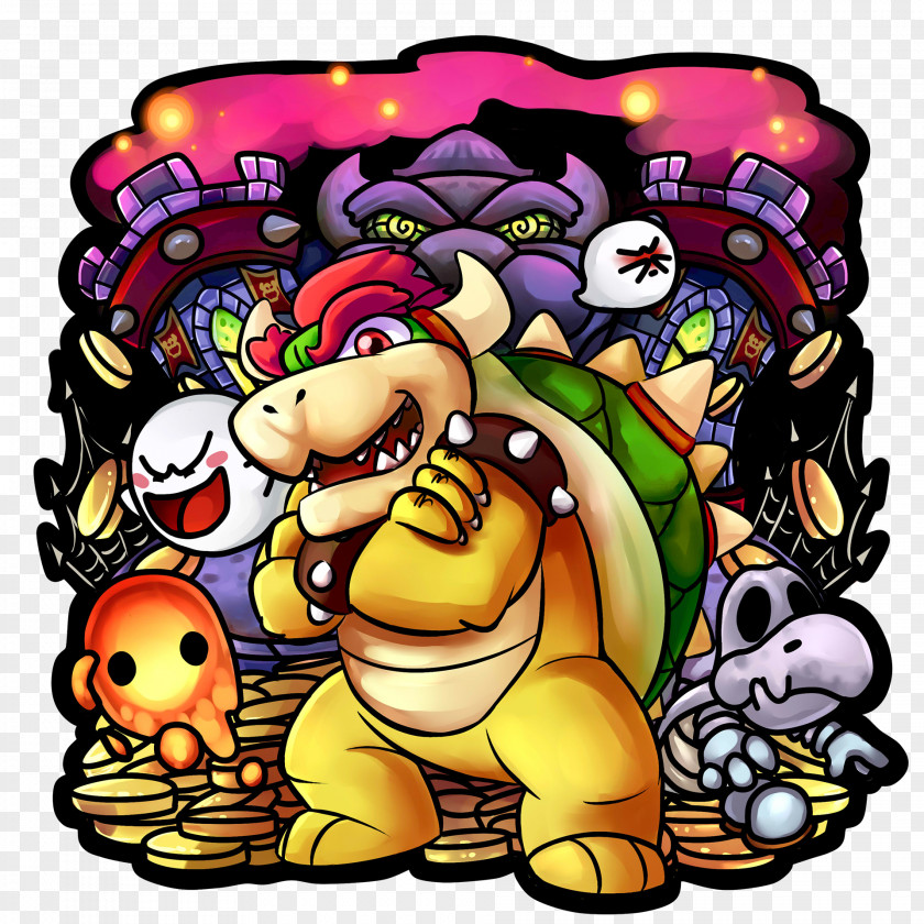 Bowser Badge Super Smash Bros. Ultimate Mario & Luigi: Dream Team Video Games PNG
