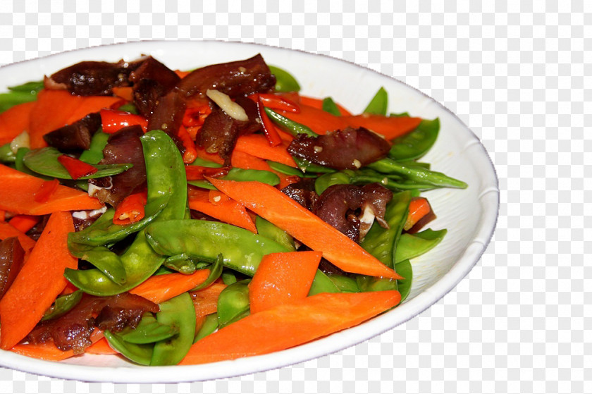 Carrot Fried Bacon Pig Skin Spinach Salad American Chinese Cuisine Domestic Twice Cooked Pork PNG