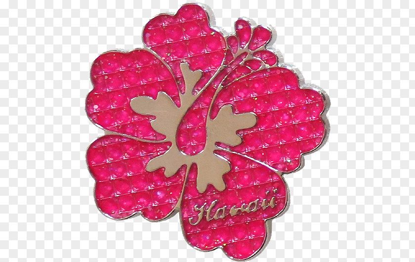 Hawaiian Lei Magenta Craft Magnets PNG