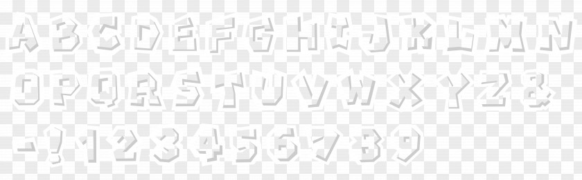 Line Paper Handwriting Font PNG