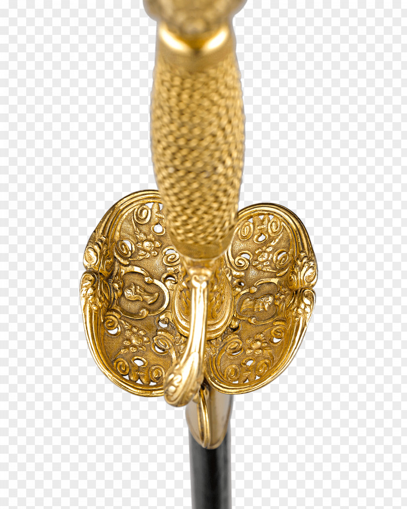 Sword Militaria Jewellery Gold Antique PNG