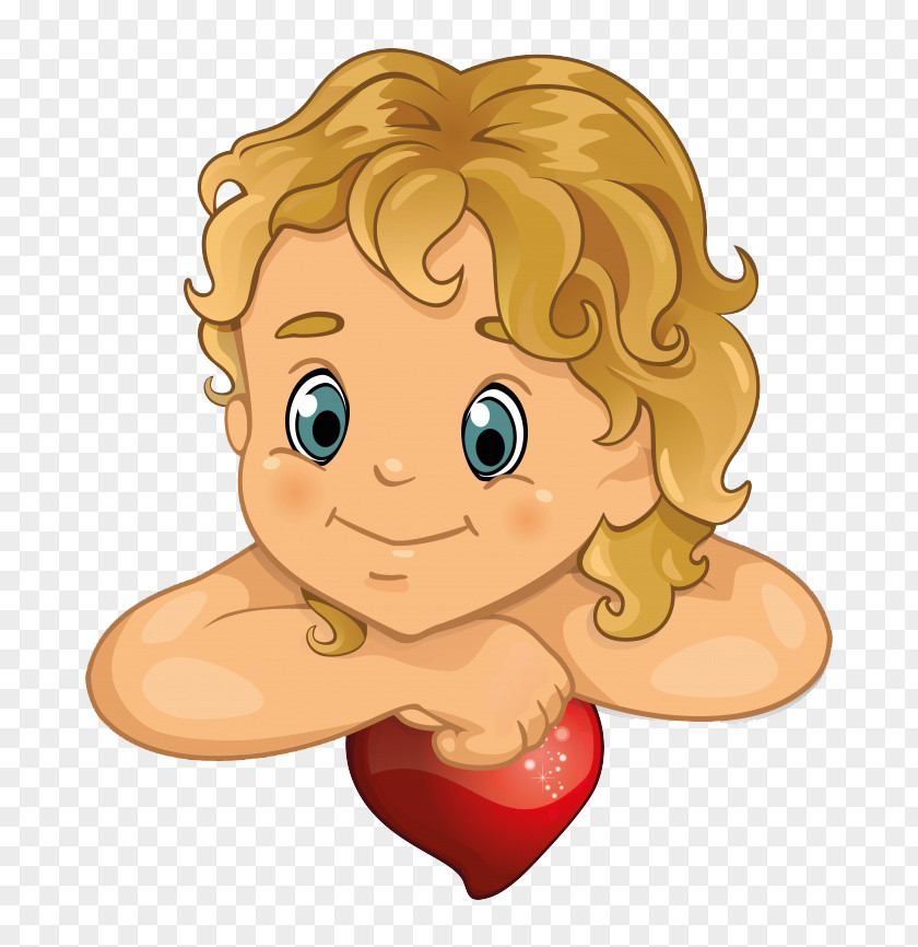 Angel Cupid Valentines Day Clip Art PNG