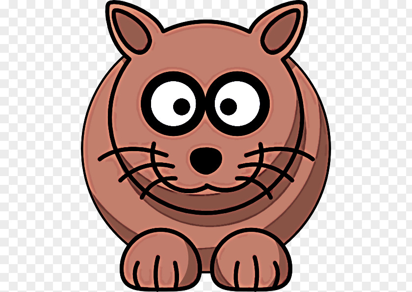 Bear Whiskers Cartoon Brown Nose Cheek Snout PNG