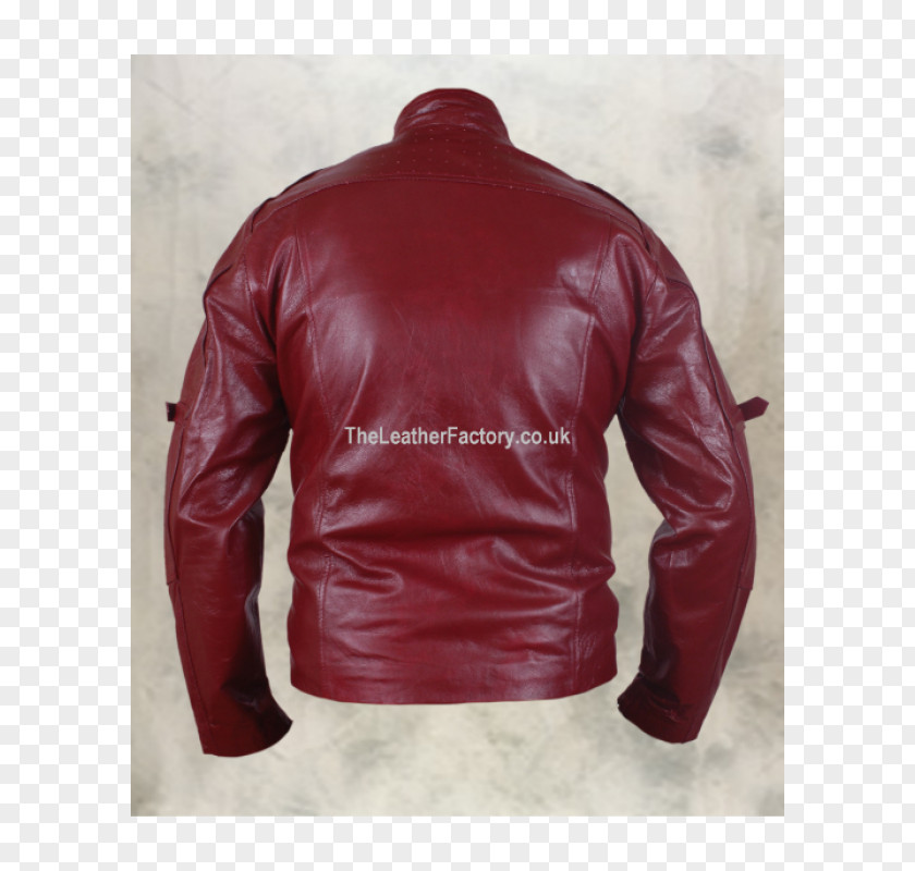 Chris Pratt Star-Lord Leather Jacket Zipper PNG