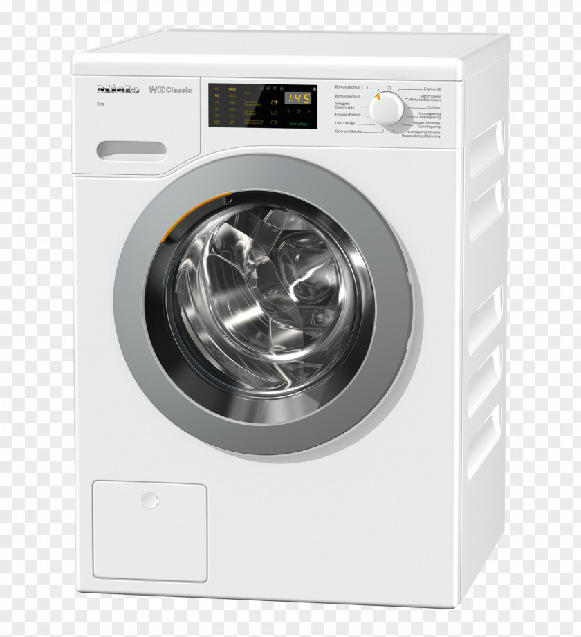 Drum Washing Machine Machines Miele Laundry European Union Energy Label Major Appliance PNG