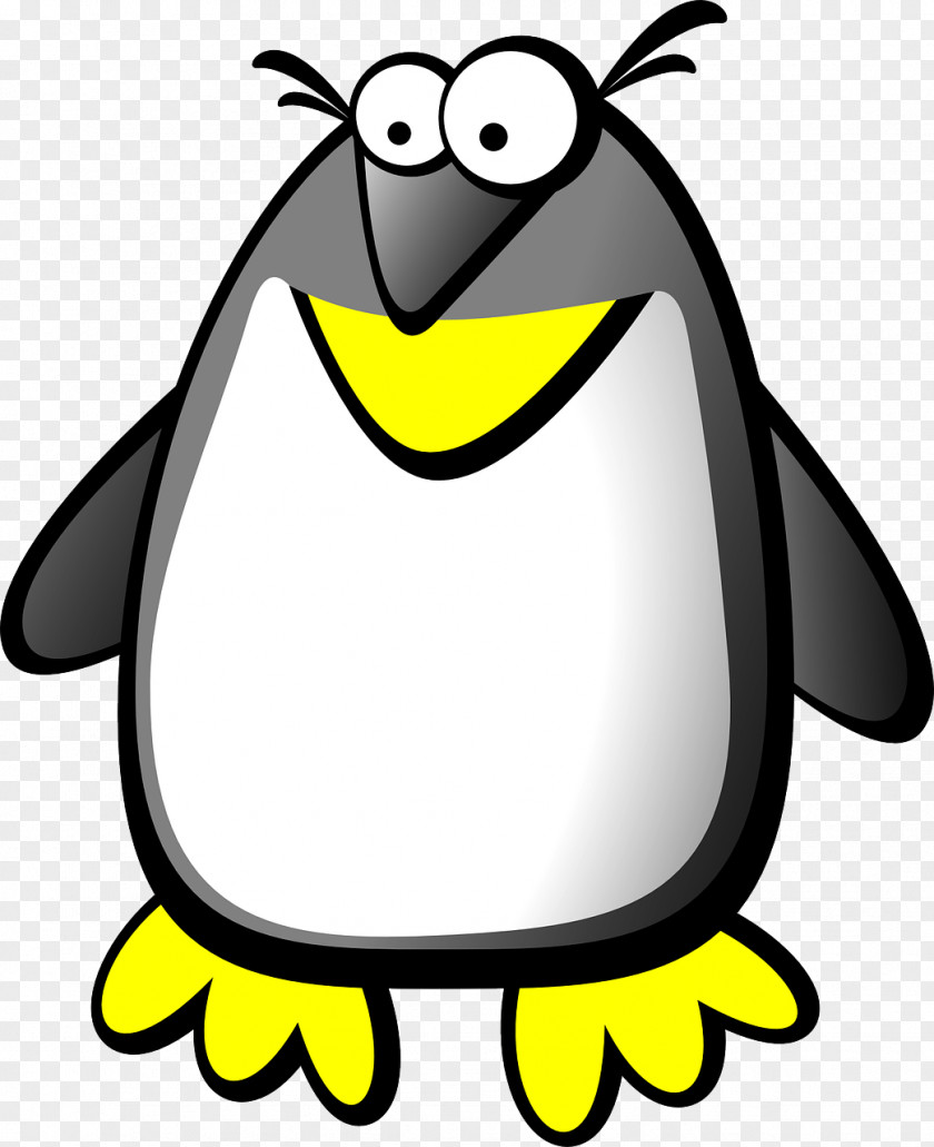 Rickety Penguin Emperor Cartoon Clip Art PNG