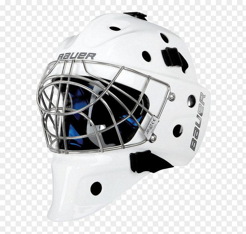 Senior Care Flyer Bauer Hockey Goaltender Mask Ice PNG